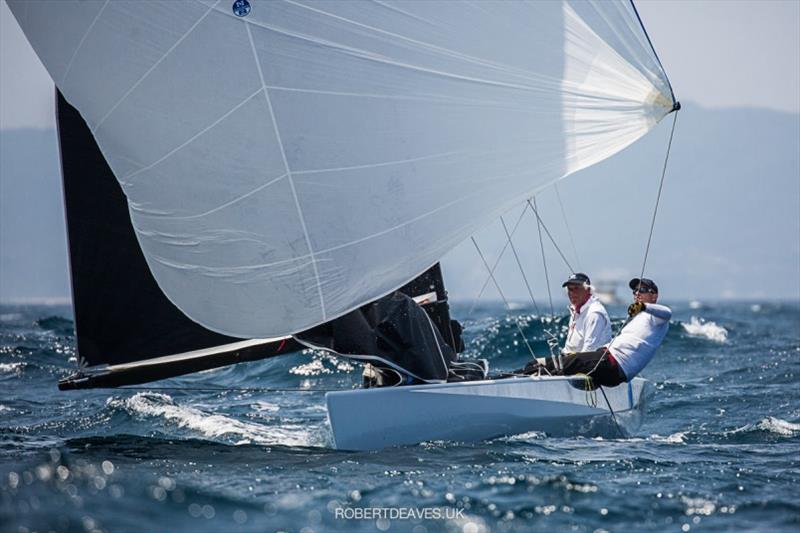 Ali Baba - 2020 International 5.5 Metre World Championship, day 2 photo copyright Robert Deaves taken at Royal Prince Alfred Yacht Club and featuring the 5.5m class