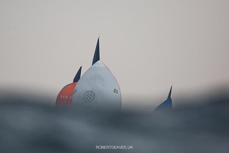 Big waves on Day 4 - 2020 International 5.5 Metre World Championship - photo © Robert Deaves