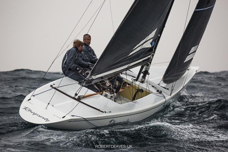 Rhapsody photo copyright Robert Deaves taken at Royal Prince Alfred Yacht Club and featuring the 5.5m class