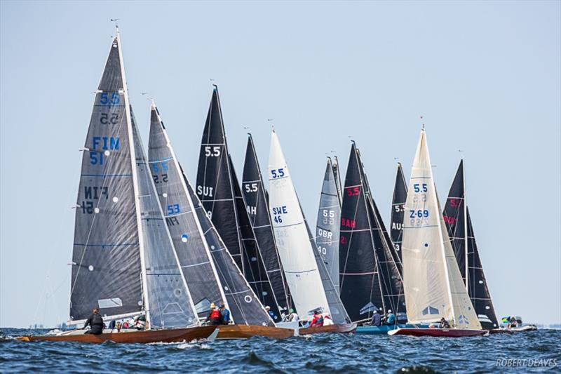 5.5 Metre racing always close and competitive - 5.5 Metre World Championship 2019 photo copyright Robert Deaves taken at  and featuring the 5.5m class