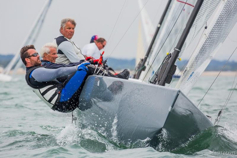 Black & White sailing in Cowes in 2018 - photo © Robert Deaves