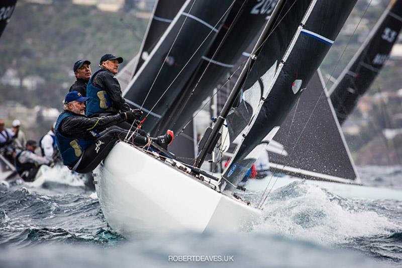 John Bacon and Kuringgai crew at 2020 Worlds - photo © Robert Deaves