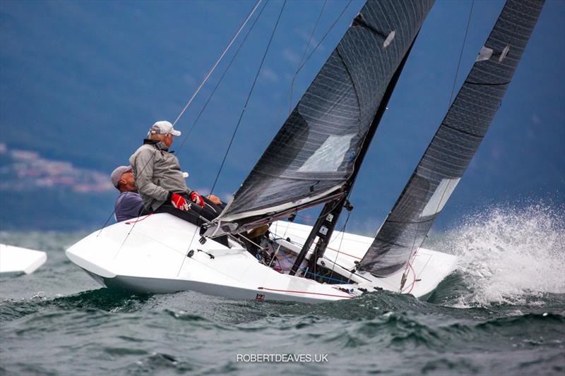 Girls on Film - 2021 5.5 Metre Alpen Cup photo copyright Robert Deaves taken at Circolo Vela Torbole and featuring the 5.5m class