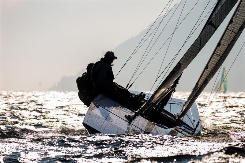 Girls on Film - 2021 5.5 Metre Alpen Cup photo copyright Robert Deaves taken at Circolo Vela Torbole and featuring the 5.5m class