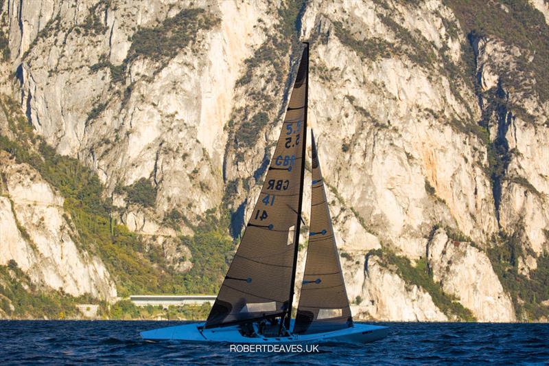 Girls on Film - 2021 5.5 Metre Alpen Cup photo copyright Robert Deaves taken at Circolo Vela Torbole and featuring the 5.5m class