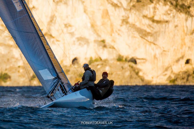 Girls on Film - 2021 5.5 Metre Alpen Cup photo copyright Robert Deaves taken at Circolo Vela Torbole and featuring the 5.5m class