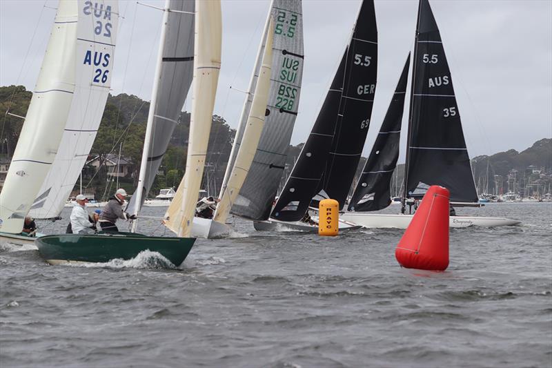 Fleet Shot top mark - 2022 5.5m Australian Championship - photo © Rob McClelland