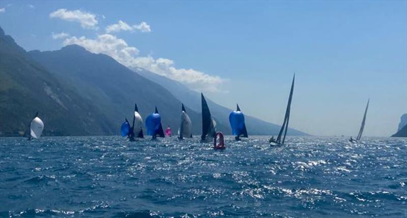 Downwind in Race 2 - Alpen Cup 2022 - photo © Robert Deaves