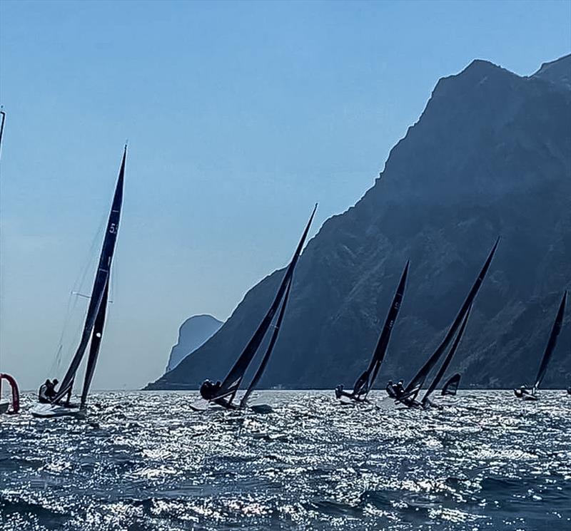 Race 5 - 2022 Alpen Cup photo copyright Ben Cornish taken at Circolo Vela Torbole and featuring the 5.5m class