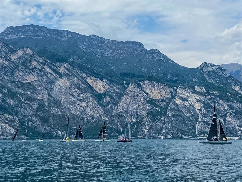 Race 7 - 2022 Alpen Cup photo copyright Ben Cornish taken at Circolo Vela Torbole and featuring the 5.5m class