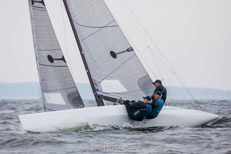 Ku-Ring-Gai 3 on day 1 of the 5.5 Metre Scandinavian Gold Cup - photo © Robert Deaves / www.robertdeaves.uk