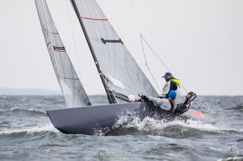 Shaolin on day 1 of the 5.5 Metre Scandinavian Gold Cup photo copyright Robert Deaves / www.robertdeaves.uk taken at Flensburger Segel-Club and featuring the 5.5m class