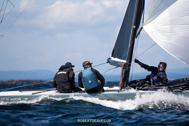 New Moon II - 5 5 Metre Scandinavian Gold Cup 2022 photo copyright Robert Deaves taken at Hankø Yacht Club and featuring the 5.5m class