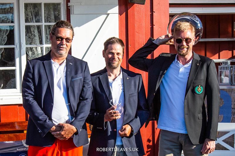 Crew of Trial photo copyright Robert Deaves / www.robertdeaves.uk taken at Hankø Yacht Club and featuring the 5.5m class