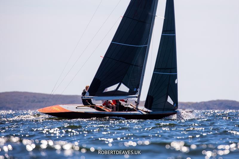 Trial training for the 5.5 Metre Worlds photo copyright Robert Deaves / www.robertdeaves.uk taken at Hankø Yacht Club and featuring the 5.5m class