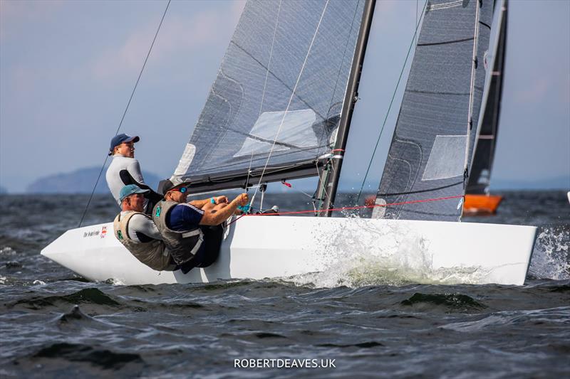 Jean Genie (GBR 42, Elliot Hanson, Andrew Palfrey, Sam Haines) during the 5.5 World Championship 2022 - photo © Robert Deaves