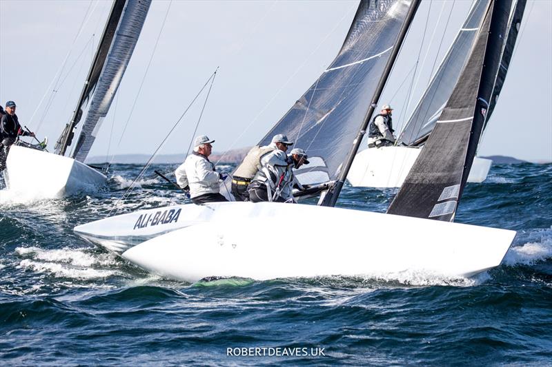 Ali Baba - 5.5 World Championship 2022 - Day 3 photo copyright Robert Deaves taken at Hankø Yacht Club and featuring the 5.5m class