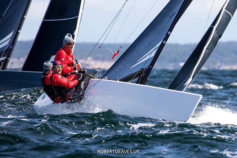 Manly in race 5 of the 5.5 World Championship 2022 - Day 4 - photo © Robert Deaves