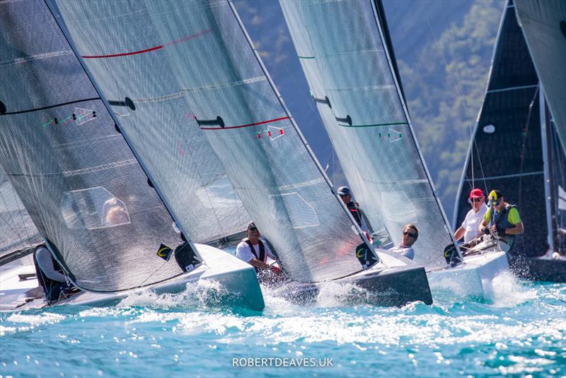 Close finish to Race 4 - 2022 5.5 Metre Swiss Open Day 1 - photo © Robert Deaves