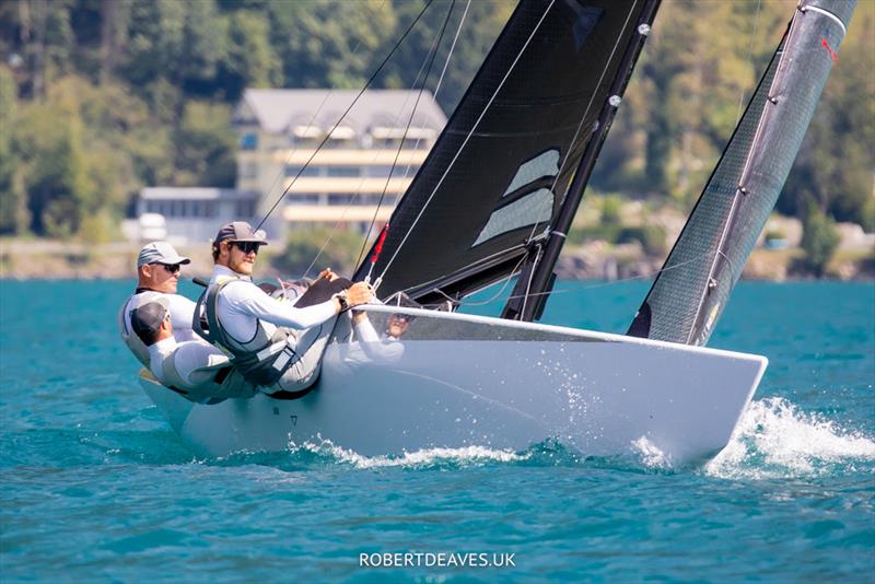 Ali Baba at the 2022 5.5 Metre Swiss Open photo copyright Robert Deaves / www.robertdeaves.uk taken at Regattaverein Brunnen and featuring the 5.5m class