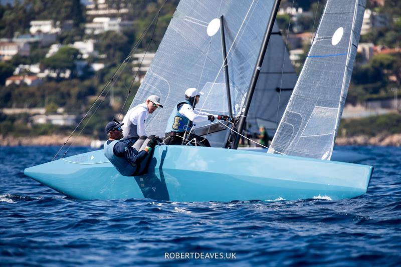 New Moon III - 2022 5.5 Metre French Open photo copyright Robert Deaves taken at Yacht Club de Cannes and featuring the 5.5m class