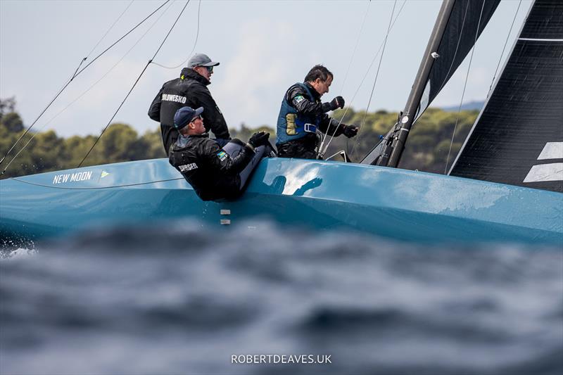 New Moon III - 2022 5.5 Metre French Open at the Regates Royales in Cannes, Day 2 photo copyright Robert Deaves taken at Yacht Club de Cannes and featuring the 5.5m class