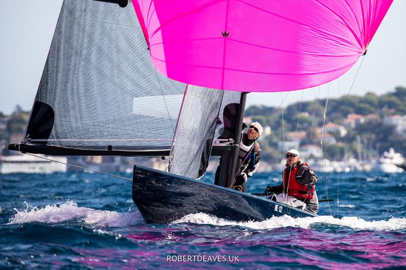 Pungin - 2022 5.5 Metre French Open at the Regates Royales in Cannes, Day 3 photo copyright Robert Deaves taken at Yacht Club de Cannes and featuring the 5.5m class