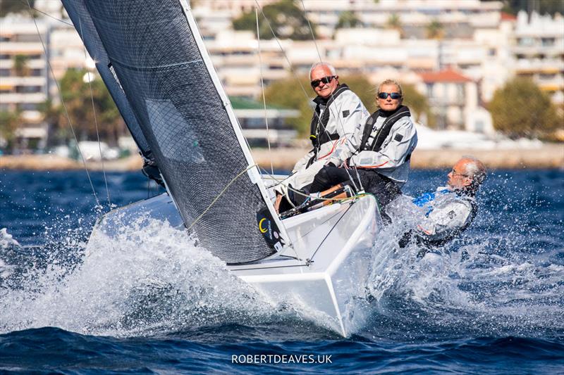 Enez C'las II - 2022 5.5 Metre French Open at the Regates Royales in Cannes, Day 3 photo copyright Robert Deaves taken at Yacht Club de Cannes and featuring the 5.5m class