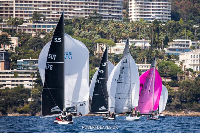 Race 7 - 2022 5.5 Metre French Open at the Regates Royales in Cannes photo copyright Robert Deaves taken at Yacht Club de Cannes and featuring the 5.5m class