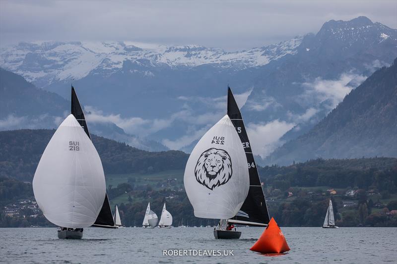 Black & White and Ali Baba at Thunersee Yachtclub's Herbstpreis - photo © Robert Deaves / www.robertdeaves.uk