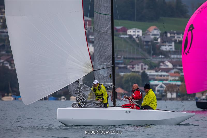 MF XVIII wins Thunersee Yachtclub's Herbstpreis photo copyright Robert Deaves / www.robertdeaves.uk taken at Thunersee-Yachtclub and featuring the 5.5m class