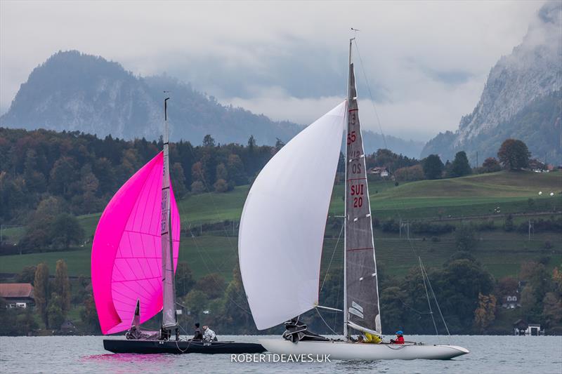 Pungin and Alzrira at the Thunersee Yachtclub's Herbstpreis - photo © Robert Deaves / www.robertdeaves.uk