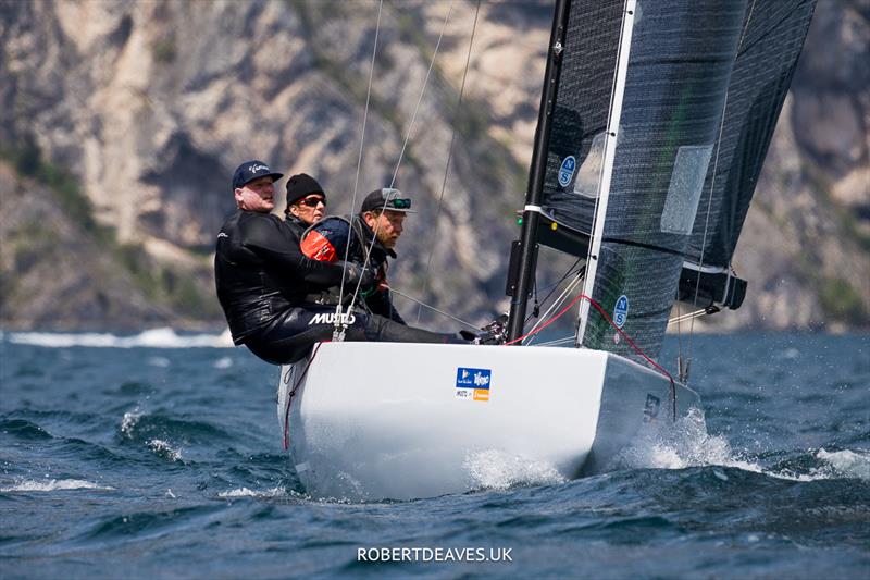 Girls on Film - 5.5 Metre Alpen Cup 2023 photo copyright Robert Deaves taken at Circolo Vela Torbole and featuring the 5.5m class