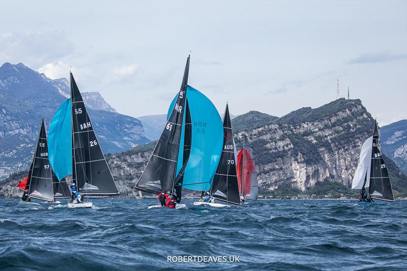 Race 2 - 5.5 Metre Alpen Cup 2023 photo copyright Robert Deaves taken at Circolo Vela Torbole and featuring the 5.5m class