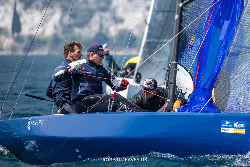 Aspire - 5.5 Metre Alpen Cup 2023 photo copyright Robert Deaves taken at Circolo Vela Torbole and featuring the 5.5m class