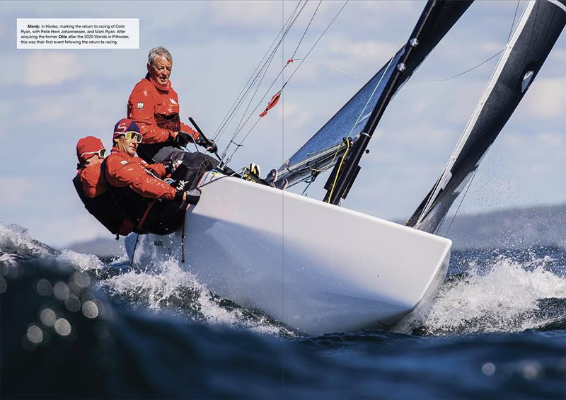 Manly in Hankø - April 2023 issue of fivepointfive magazine photo copyright Robert Deaves taken at  and featuring the 5.5m class