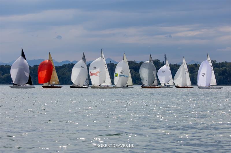 5.5 Metre German Open Day 1 - Close racing photo copyright Robert Deaves / www.robertdeaves.uk taken at Deutscher Touring Yacht Club and featuring the 5.5m class