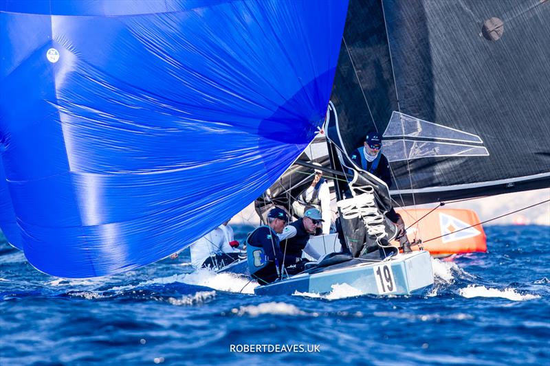 2023 5.5m Scandinavian Gold Cup - New Moon III photo copyright Robert Deaves / www.robertdeaves.uk taken at Yacht Club Costa Smeralda and featuring the 5.5m class