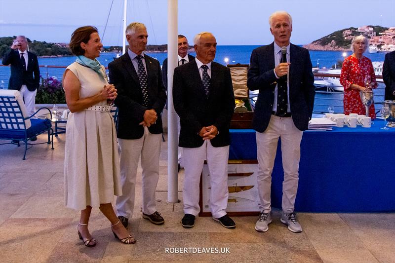 Bob Stoddard, Gavin McKinney and Philippe Durr sailed in 1984 in Porto Cervo photo copyright Robert Deaves / www.robertdeaves.uk taken at Yacht Club Costa Smeralda and featuring the 5.5m class