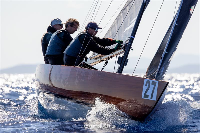 5.5 Metre World Championship in Porto Cervo - Criollo photo copyright Robert Deaves / www.robertdeaves.uk taken at Yacht Club Costa Smeralda and featuring the 5.5m class