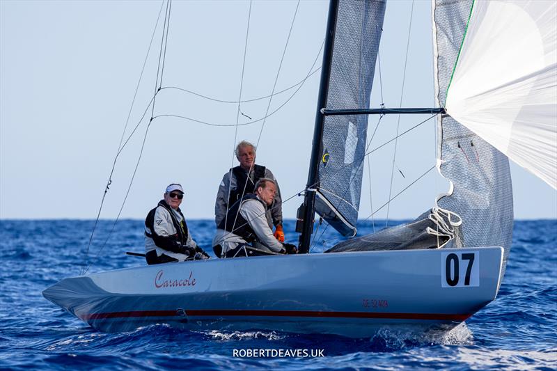 5.5 Metre World Championship in Porto Cervo - Caracole - photo © Robert Deaves / www.robertdeaves.uk