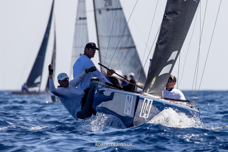 Aspire - 2023 5.5 Metre World Championship, day 3 photo copyright Robert Deaves taken at Yacht Club Costa Smeralda and featuring the 5.5m class