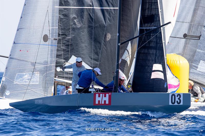 Artemis - 2023 5.5 Metre World Championship, day 3 photo copyright Robert Deaves taken at Yacht Club Costa Smeralda and featuring the 5.5m class