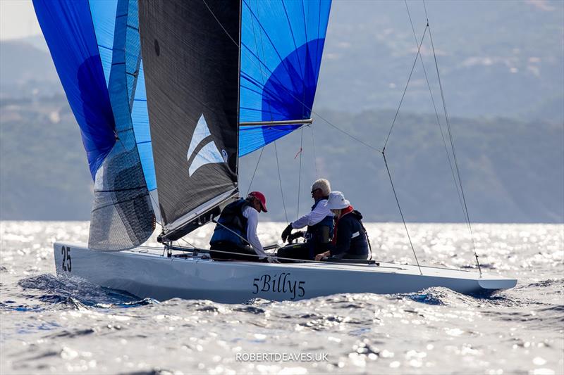 5billy5 - 5.5 Metre World Championship 2023, day 4 photo copyright Robert Deaves taken at Yacht Club Costa Smeralda and featuring the 5.5m class