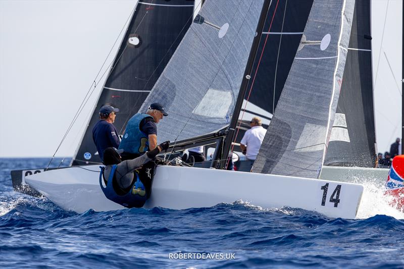 Ku-Ring-Gai III - 5.5 Metre World Championship 2023, day 4 photo copyright Robert Deaves taken at Yacht Club Costa Smeralda and featuring the 5.5m class