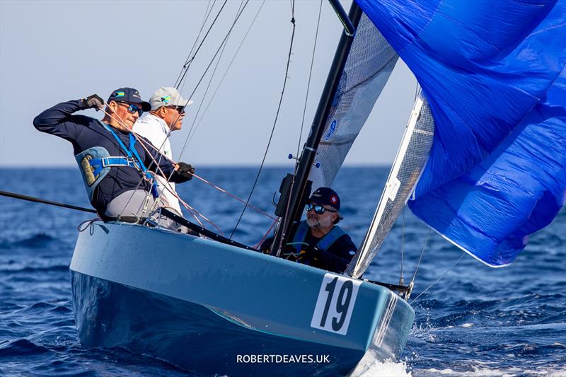 New Moon III - 5.5 Metre World Championship 2023, final day photo copyright Robert Deaves taken at Yacht Club Costa Smeralda and featuring the 5.5m class