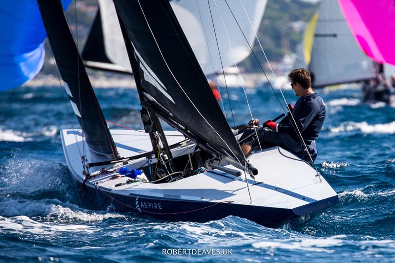 2022 5.5 Metre French Open - Regates Royales - Cannes photo copyright Robert Deaves taken at  and featuring the 5.5m class