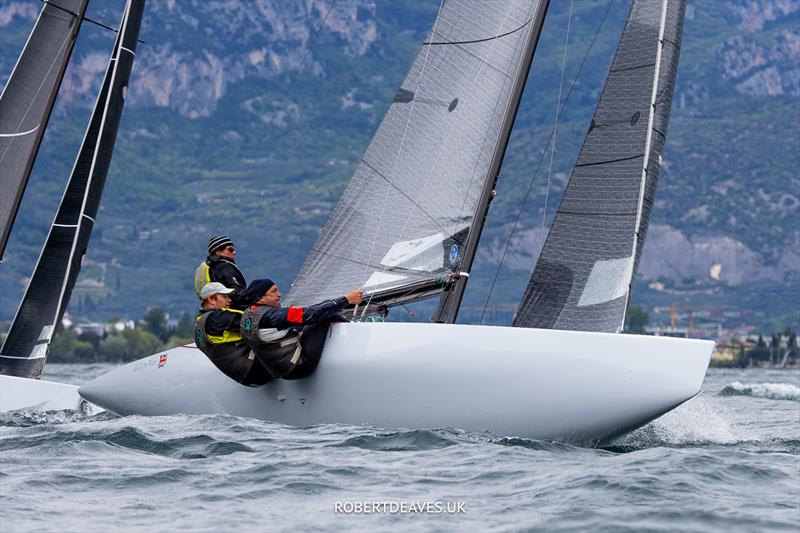 Girls on Film - 5.5 Metre Alpen Cup 2024 photo copyright Robert Deaves taken at Fraglia Vela Riva and featuring the 5.5m class