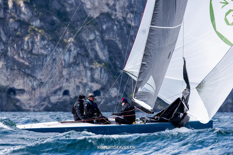 New Moon III - 5.5 Metre Alpen Cup 2024 photo copyright Robert Deaves taken at Fraglia Vela Riva and featuring the 5.5m class