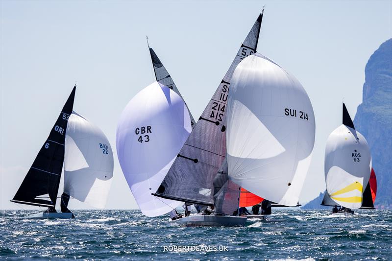 5.5 Metre Alpen Cup 2024 - Day 2 photo copyright Robert Deaves taken at Fraglia Vela Riva and featuring the 5.5m class